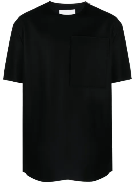 Jil Sander playera con detalle del cierre