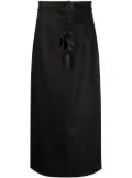 ZIMMERMANN Luminosity pencil midi skirt - Black