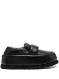 Marsèll 40mm leather platform loafers - Black