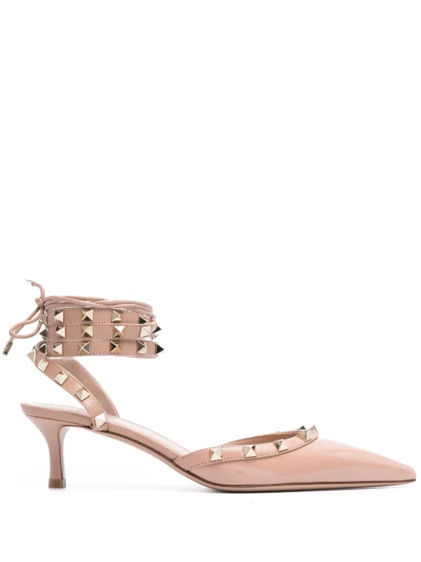 Rockstud patent leather pumps outlet