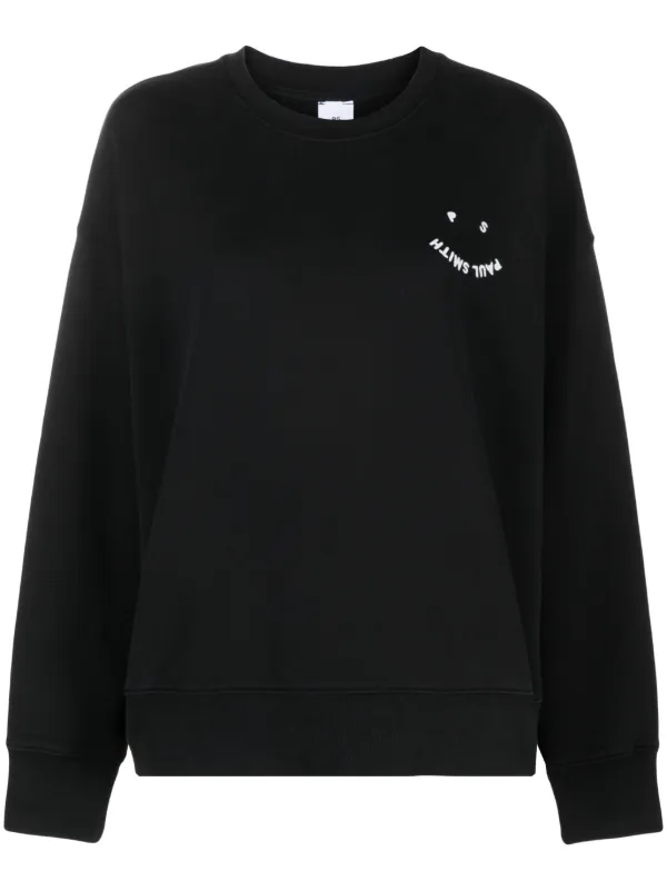 PS Paul Smith logo embroidered organic cotton Sweatshirt Farfetch
