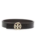 Tory Burch Miller crocodile-embossed belt - Brown