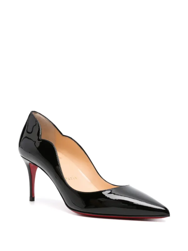 Christian Louboutin 70mm Hot Chick patent-finish Pumps Black FARFETCH AO