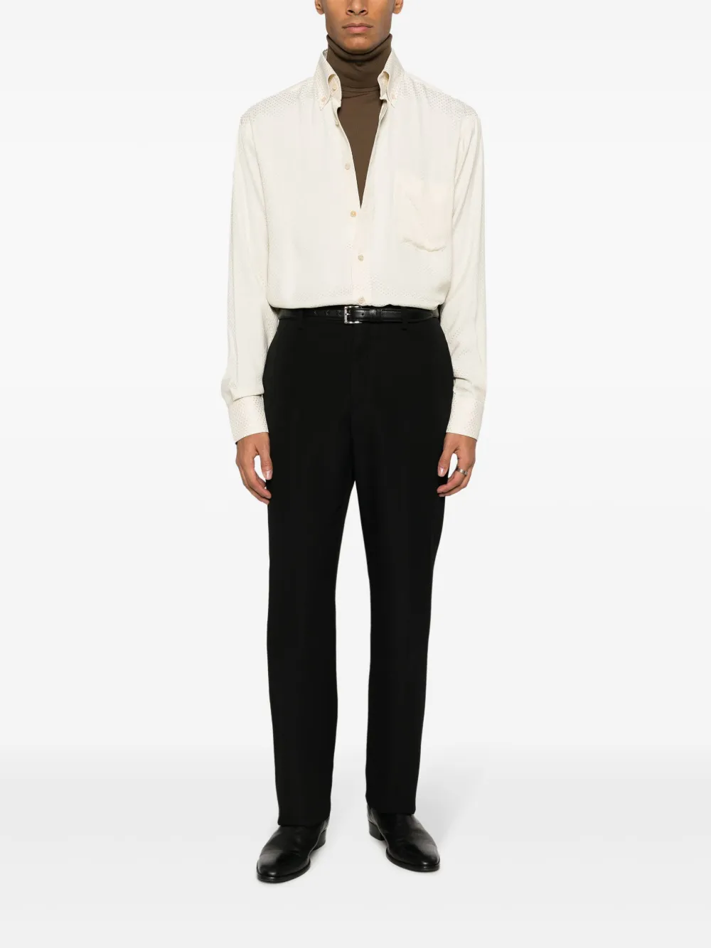 TOM FORD roll-neck wool jumper - Bruin
