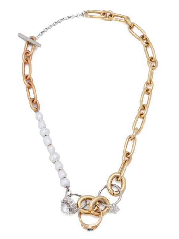 Marni ring-embellished Chain Necklace - Farfetch