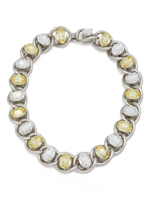 Marni collier en chaîne serti de cristaux