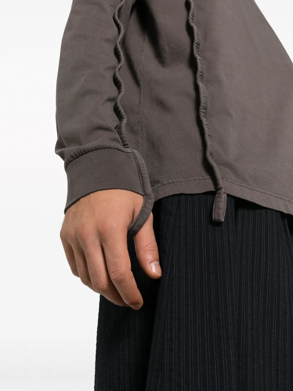 Jacquemus Brown Le Chouchou 'le T-shirt Camargue' Long Sleeve T-shirt In Brown