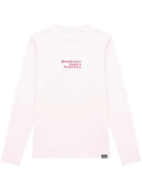 Courrèges logo-appliqué sweatshirt