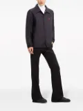 Courrèges graphic-print shirt jacket - Black