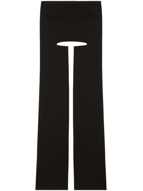 Courrèges Chaps flared tailored trousers