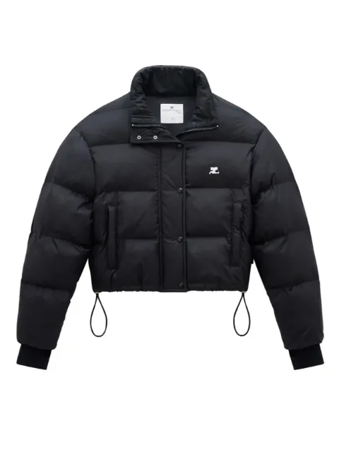 Courrèges chamarra capitonada con cuello de tortuga 