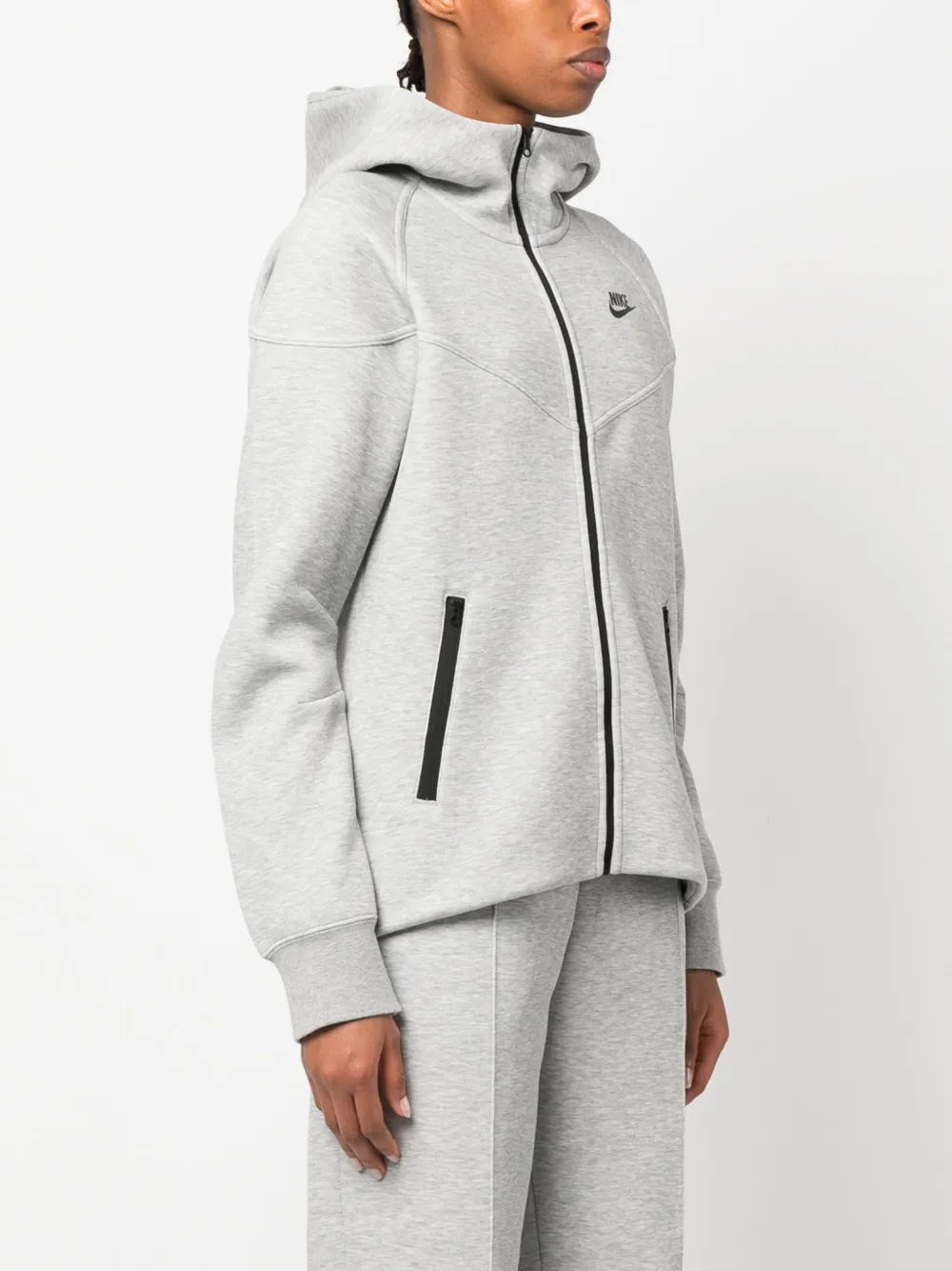 Nike Hoodie met logoprint Grijs