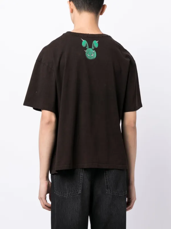 NATASHA ZINKO 売れ筋商品|||ナターシャジンコ Tシャツ トップス レディース T-shirts White Natasha Zinko graphic-print short-sleeved T-shirt | White