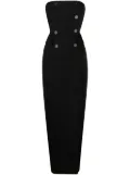 Alexander McQueen wool maxi dress - Black