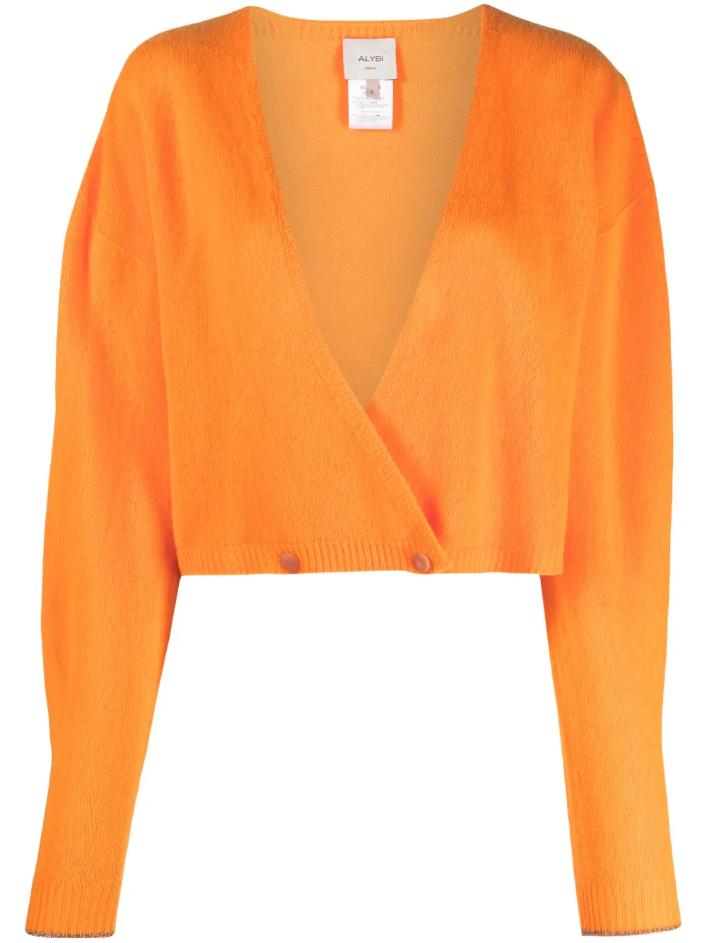 Alysi Vest met contrasterende afwerking Oranje