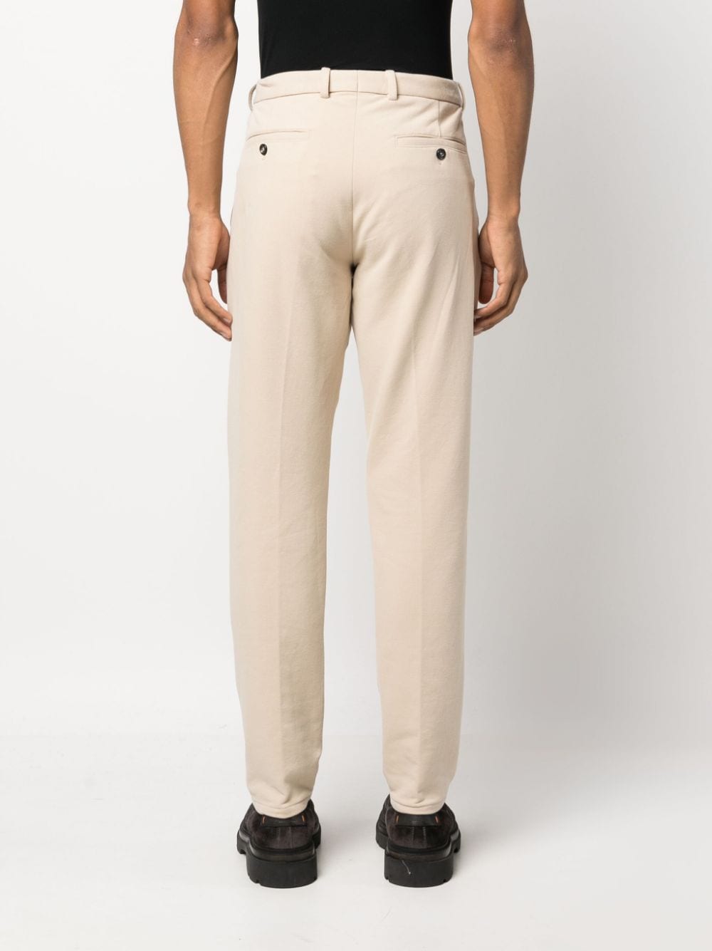 Shop Circolo 1901 Drawstring Straight-leg Trousers In Neutrals