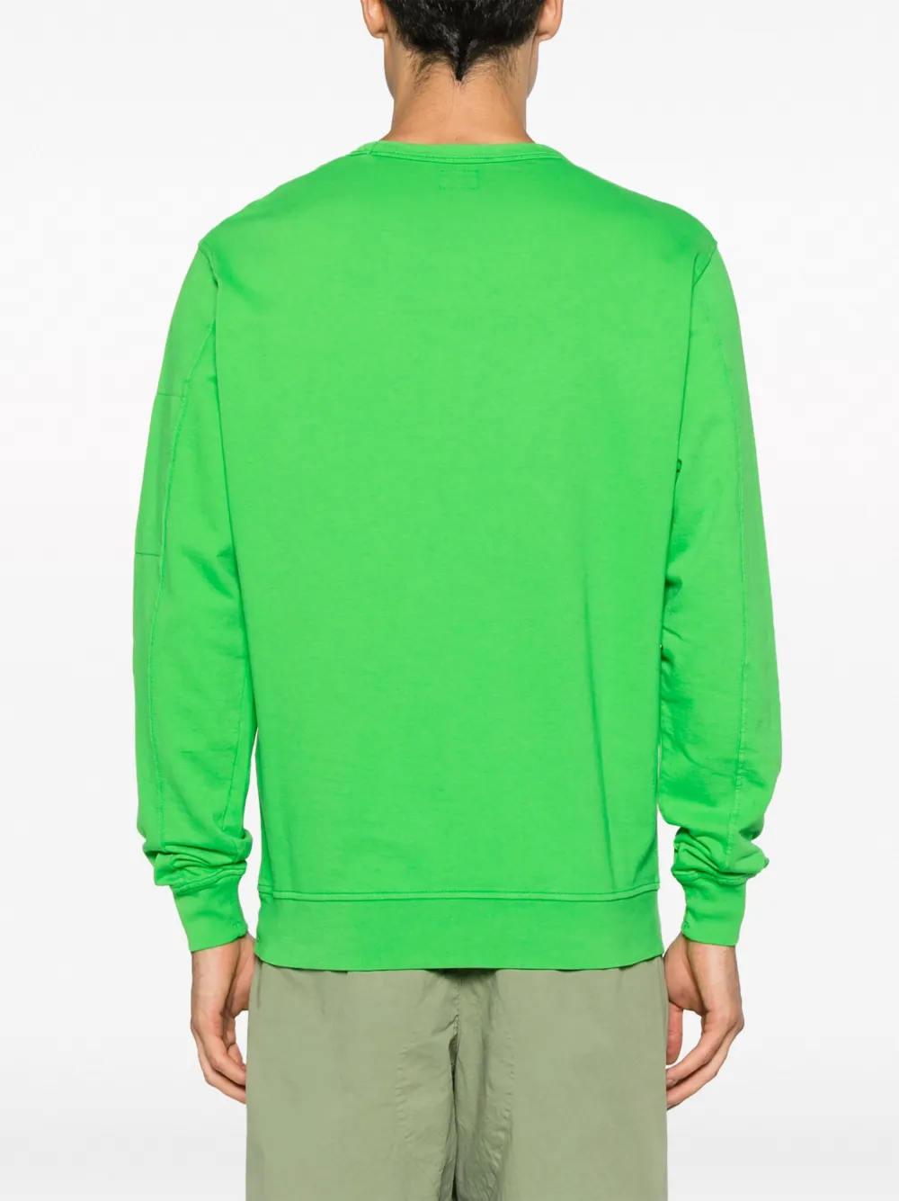 C.P. Company Sweater met logopatch Groen