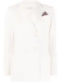 Circolo 1901 double-breasted cotton blazer - Neutrals