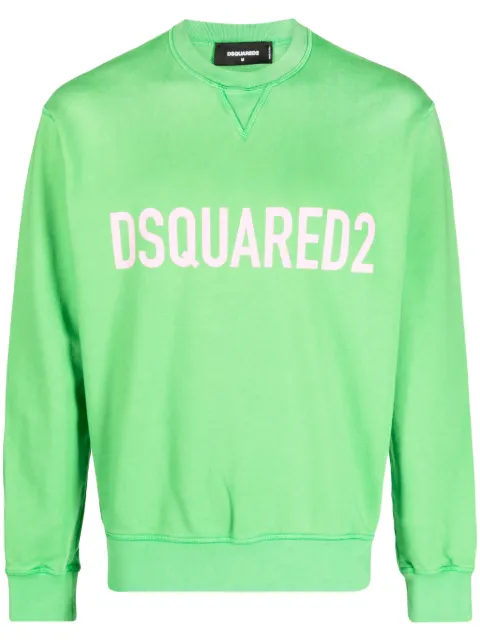 DSQUARED2 logo-print crew-neck sweatshirt