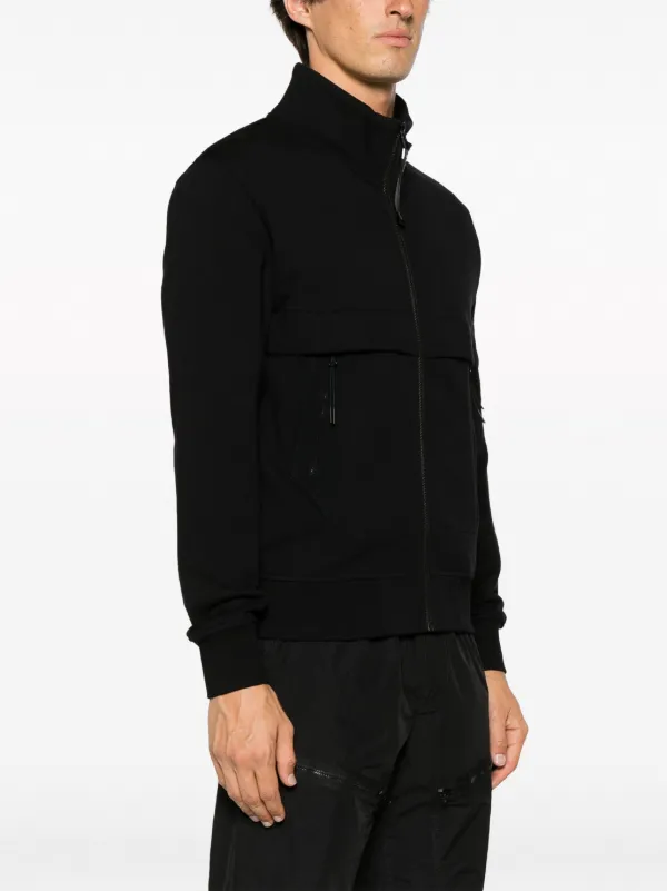 C.P. Company logo-patch zip-up Sweatshirt - Farfetch