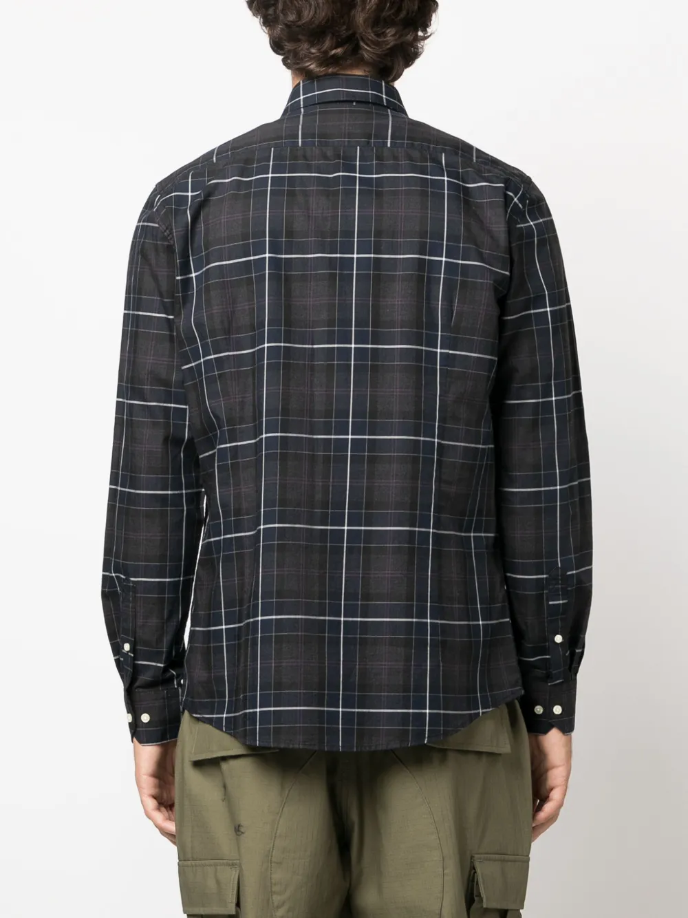 BARBOUR CHECK-PRINT COTTON SHIRT