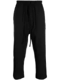 Thom Krom drop-crotch cropped trousers - Black