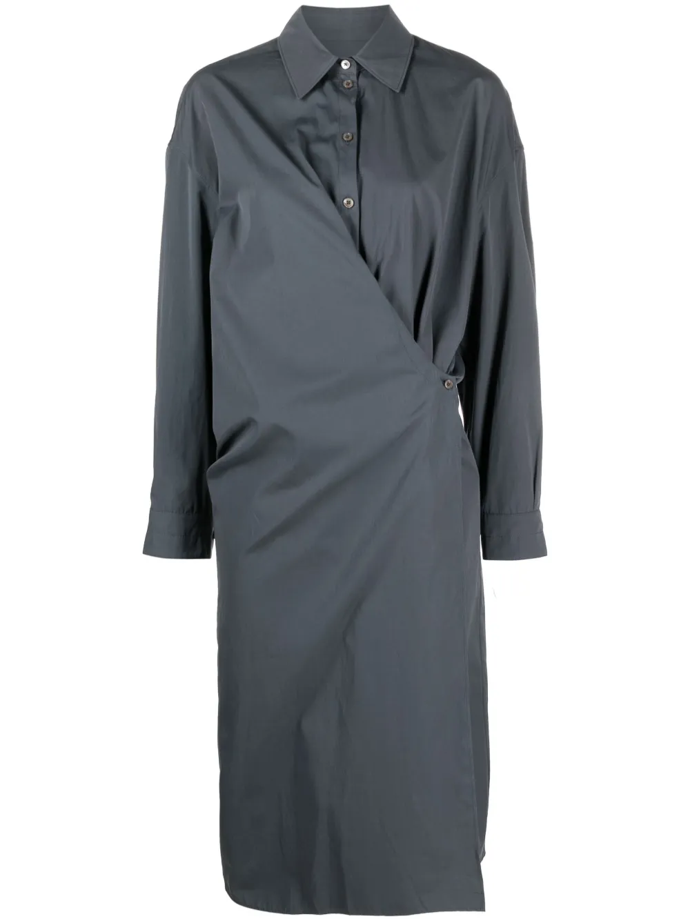 LEMAIRE Gedraaide blousejurk Grijs