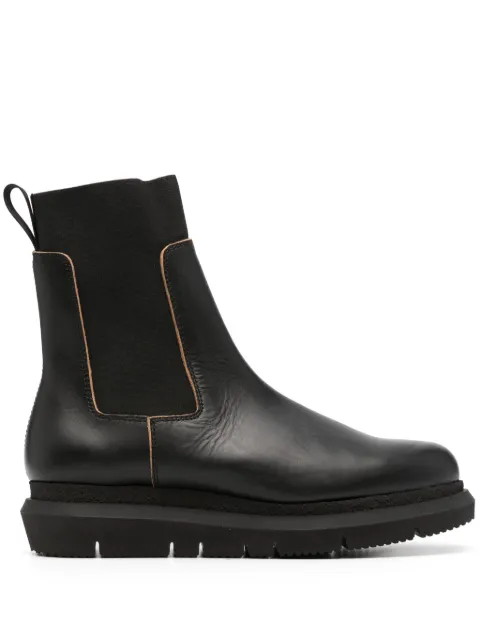 sacai botas con puntera redonda 