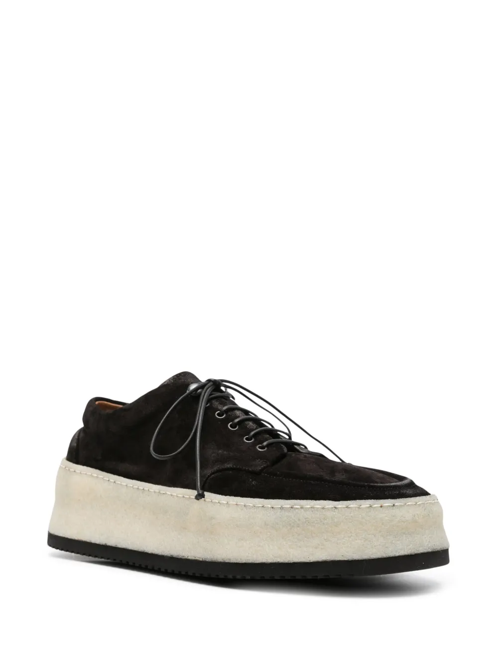 Marsèll lace-up suede sneakers - Zwart