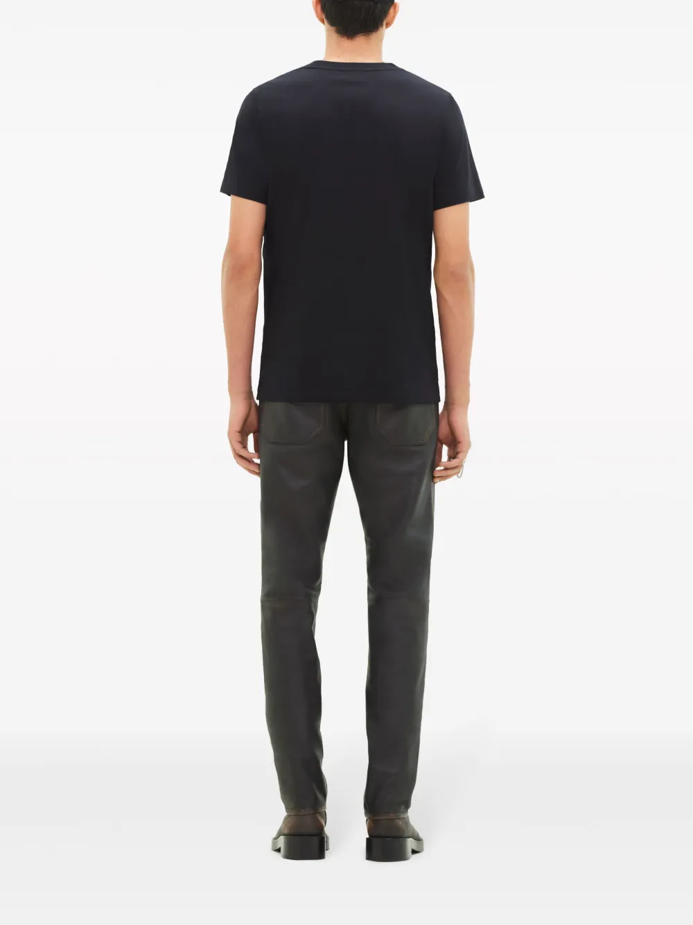 Courrèges T-shirt met print Zwart