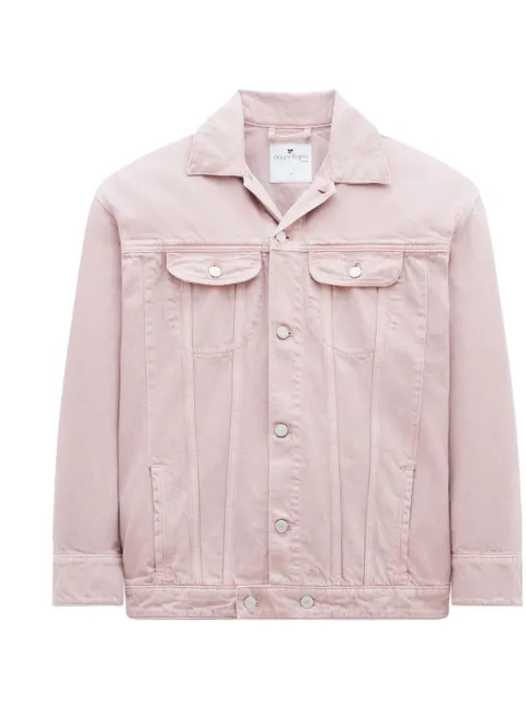 Courrèges notched-collar cotton denim jacket