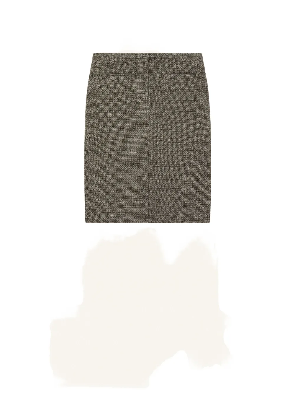 Courrèges textured mini skirt - Zwart