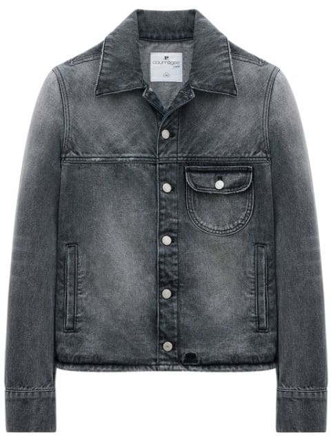 Courrèges single-pocket cotton denim jacket