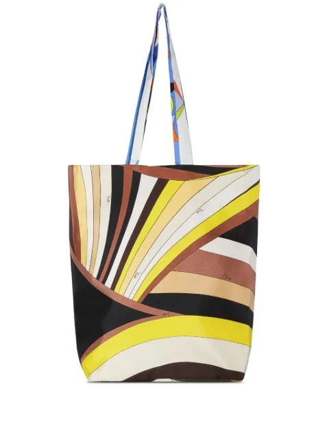 PUCCI Gallery silk-satin tote bag