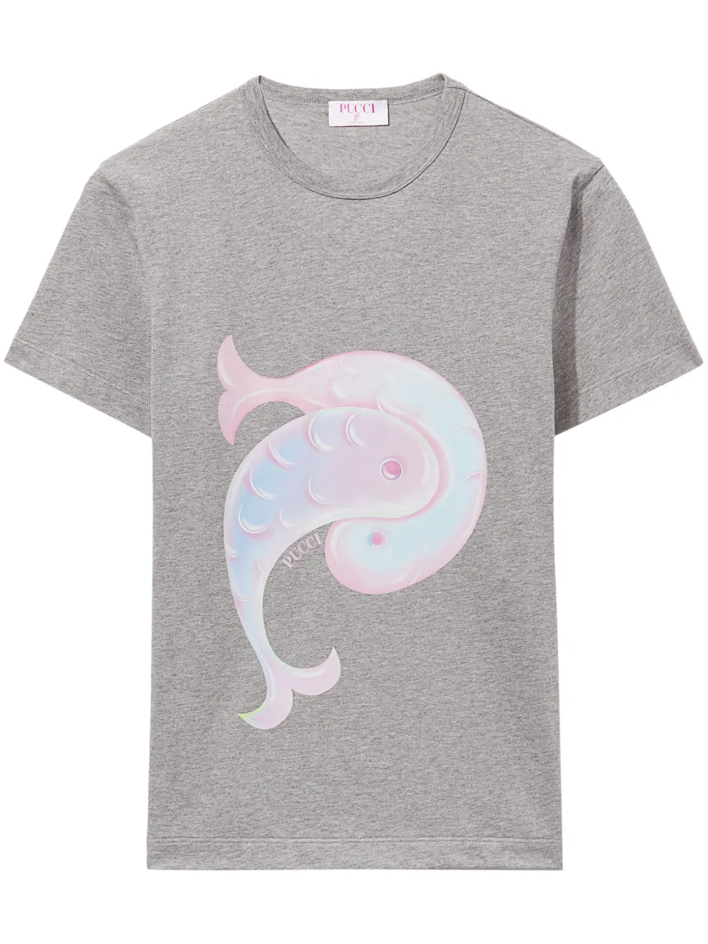 PUCCI T-shirt con stampa - Grigio