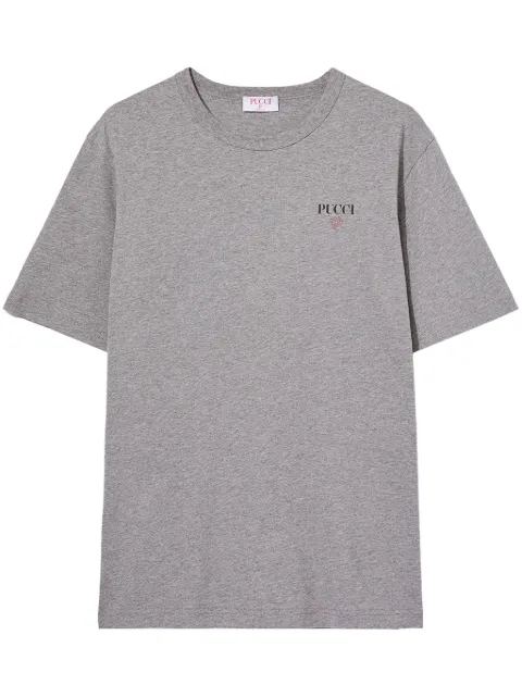 PUCCI playera con logo estampado