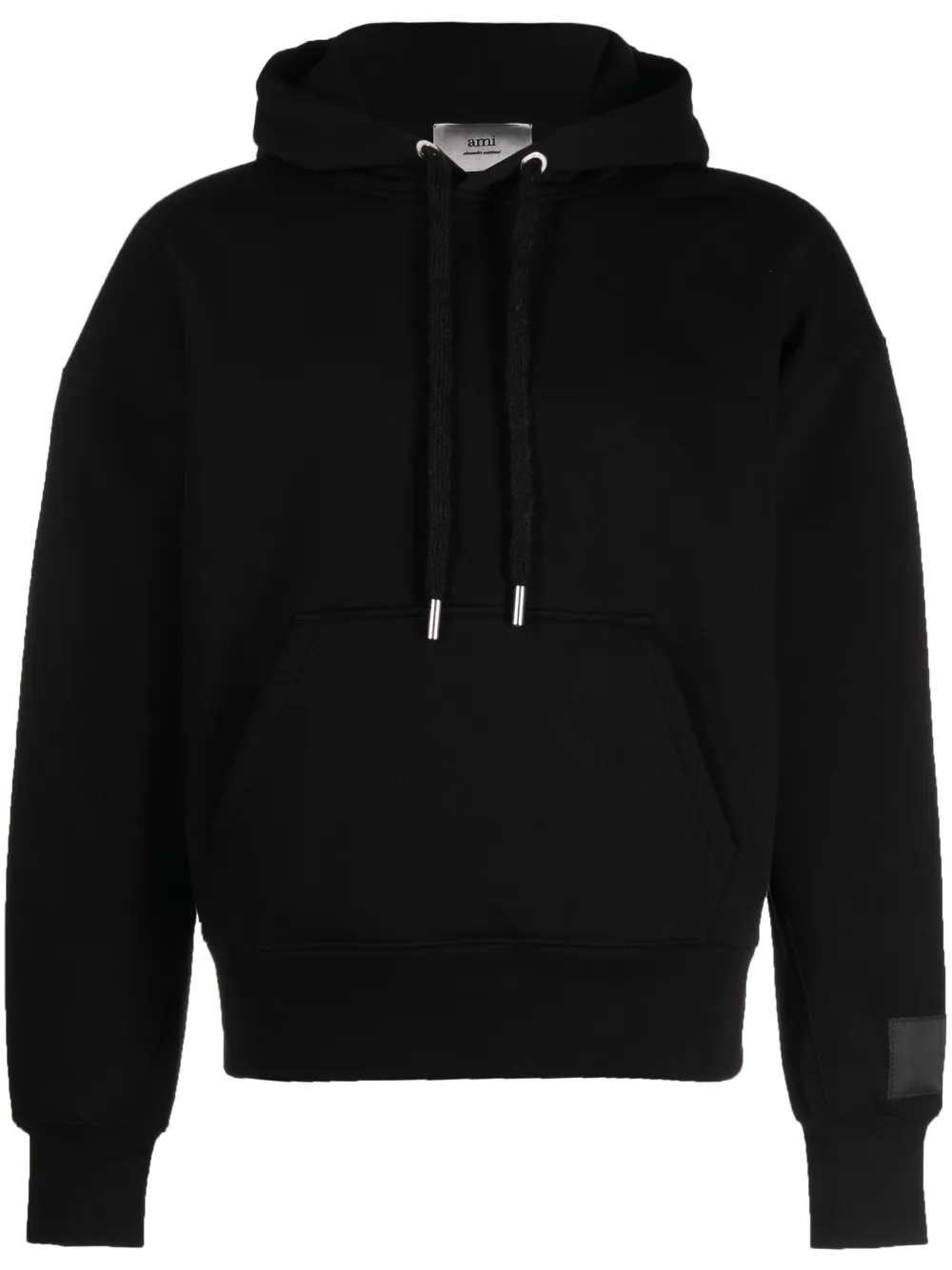 Ami Alexandre Mattiussi Hoodie Mit Logo-patch In Black