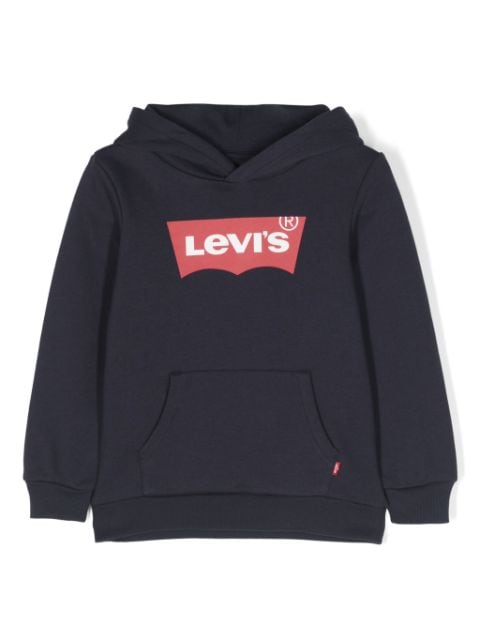 Levi's Kids logo-print cotton hoodie