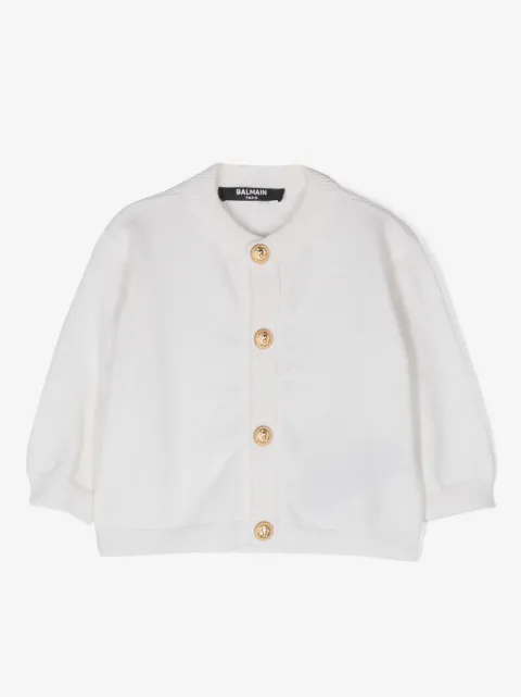 Balmain Kids buttoned knitted cardigan