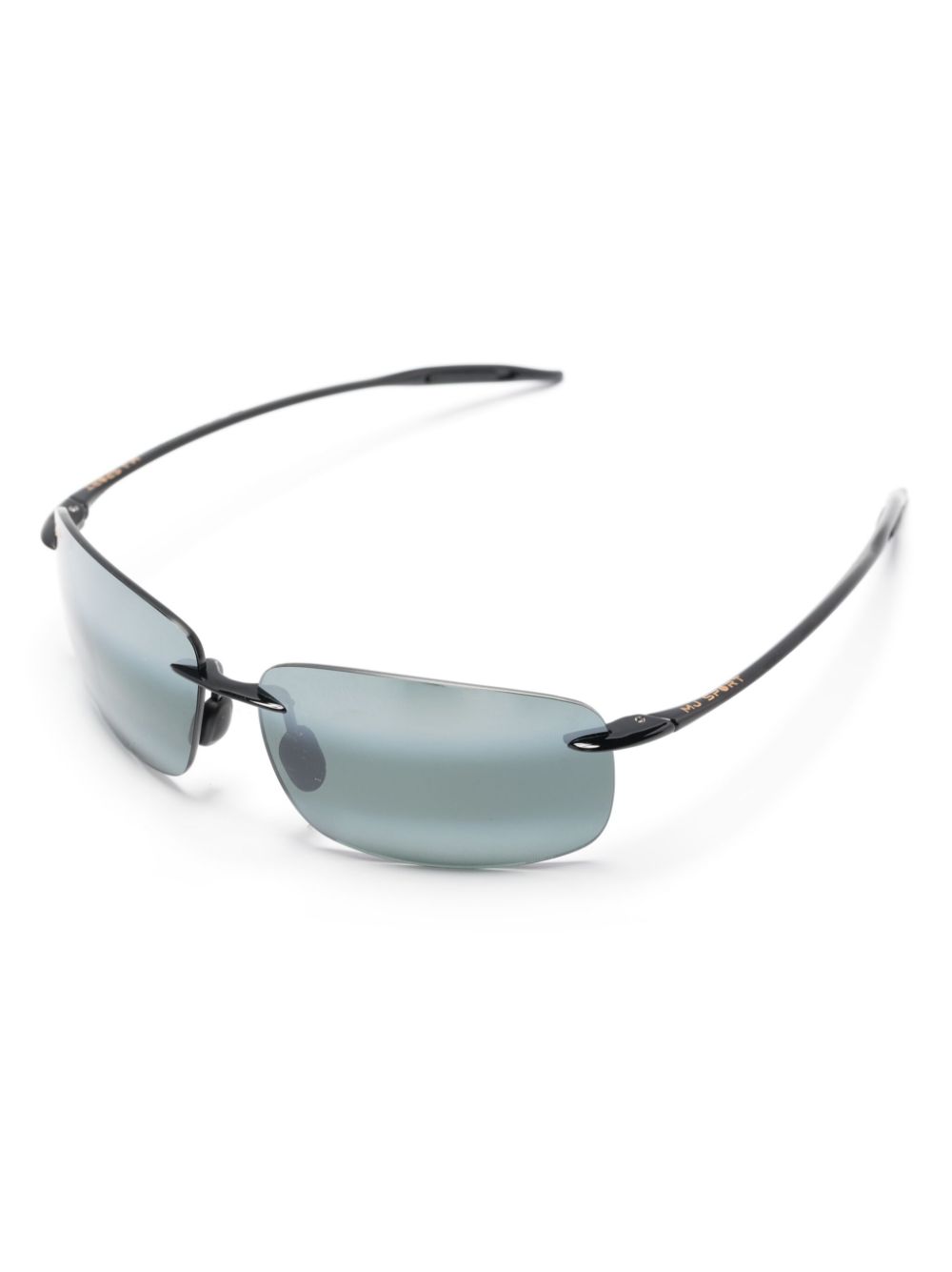 Maui Jim Breakwall rectangle-frame sunglasses - Zwart