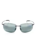 Maui Jim Breakwall rectangle-frame sunglasses - Black