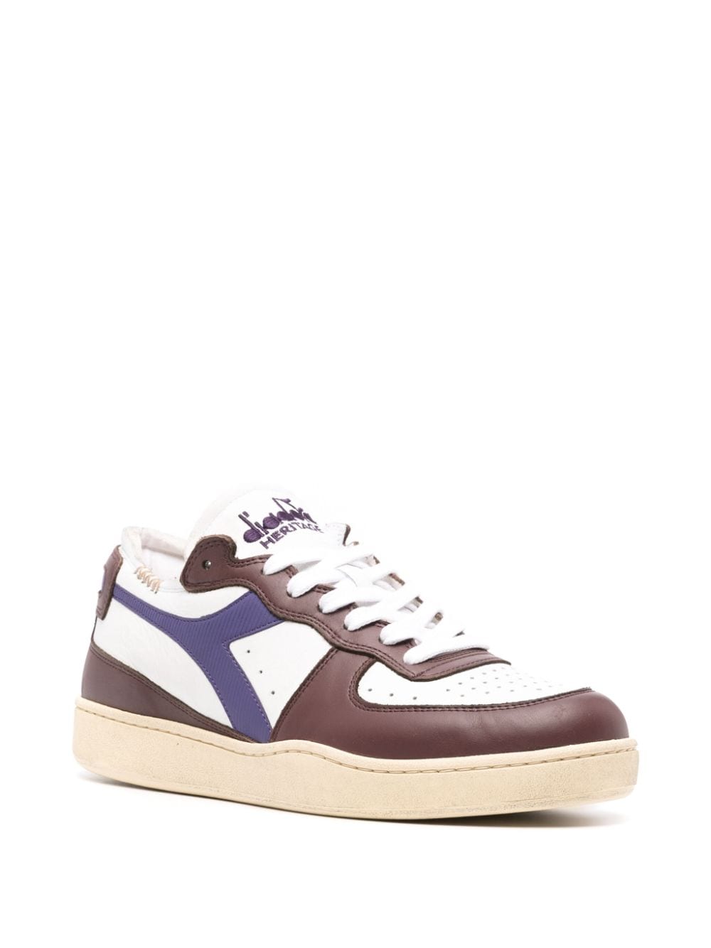 Diadora Mi Basket leren sneakers - Wit