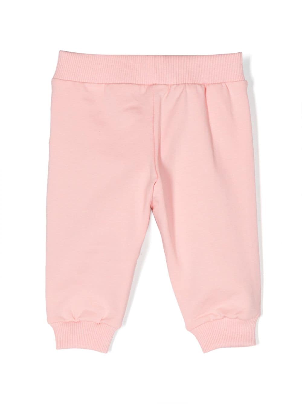 Moschino Kids Trainingsbroek met logoprint - Roze