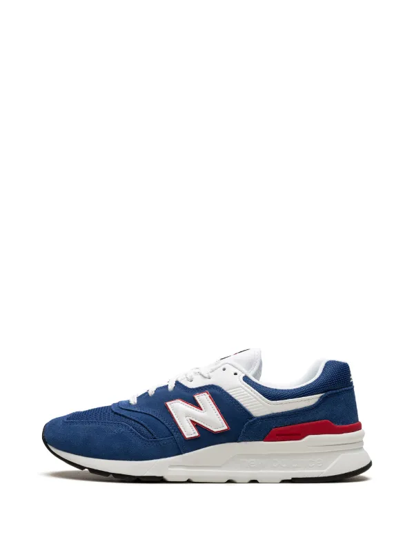 New balance 997 white blue on sale