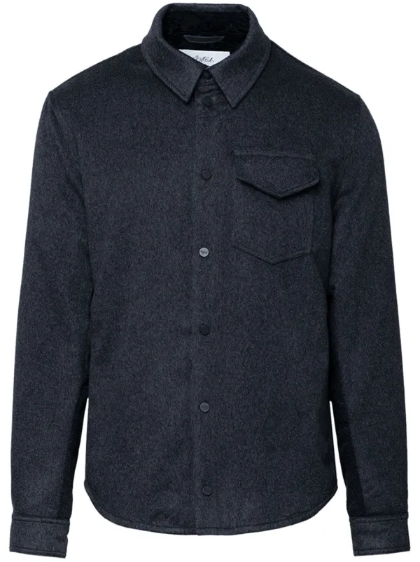Aztech Mountain Lenado Padded Cashmere Shirt in Grey