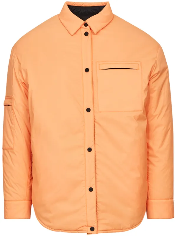 Orange shirt jacket clearance