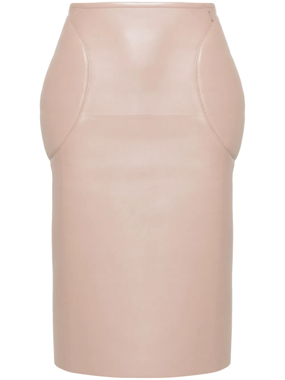 Alaïa falda lápiz con diseño midi | neutro | Image 1