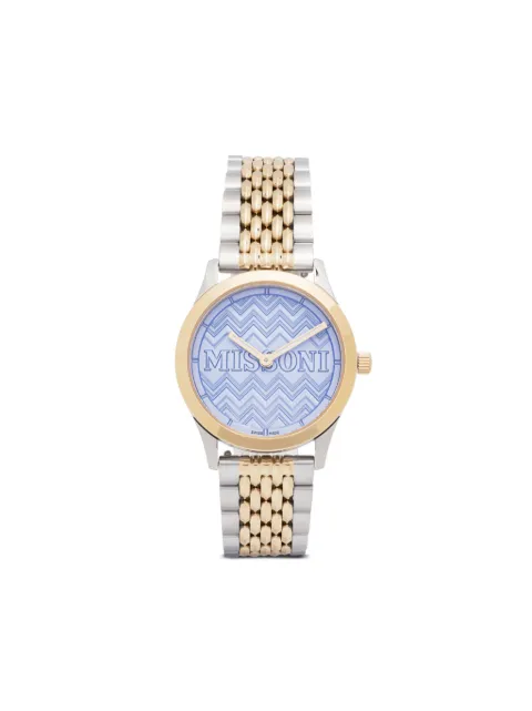 Missoni reloj Iconic de 34mm con movimiento de cuarzo