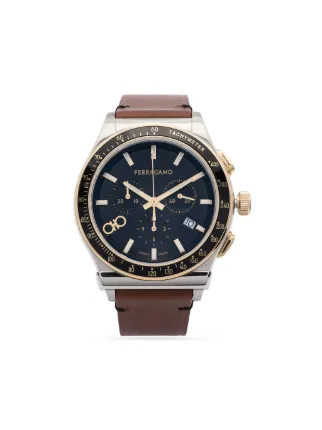 Ferragamo 1927 Chronograph 42mm | Black | FARFETCH