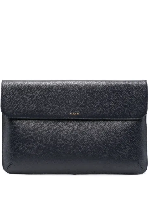 Aspinal Of London leather laptop bag